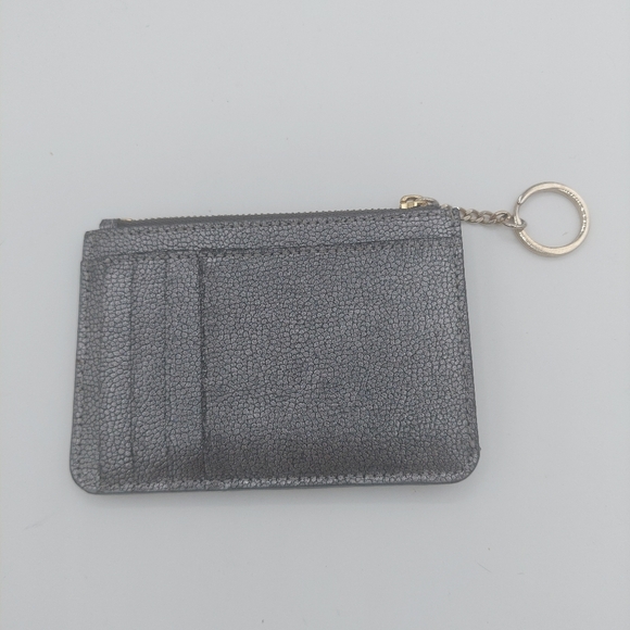 Kate Spade Laurel Way glitter gunmetal with matching card / keychain - Picture 9 of 10